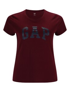 GAP T-Krekls pelēks / vīnsarkans
