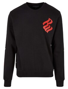 ROCAWEAR Sportisks džemperis sarkans / melns / balts