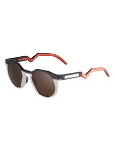 OAKLEY Sporta saulesbrilles 'HSTN' tumši brūns / gaiši pelēks / laša / melns