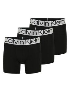 Calvin Klein Underwear Bokseršorti gaiši pelēks / melns