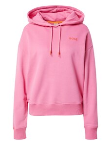 BOSS Sportisks džemperis 'Ecaisy' tumši oranžs / gaiši rozā