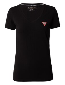 GUESS T-Krekls gaiši pelēks / sarkans / melns