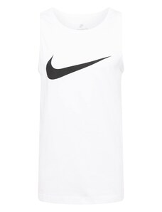 Nike Sportswear T-Krekls 'ICON SWOOSH' melns / balts