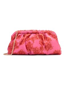 Kazar "Clutch" stila somiņa zelts / oranžs / gaiši rozā / sarkans