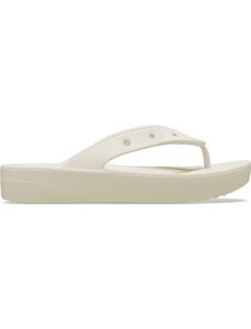 Crocs Classic Platform Flip Women's Bone