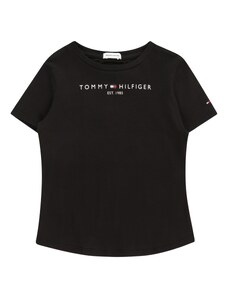 TOMMY HILFIGER T-Krekls sarkans / melns / balts