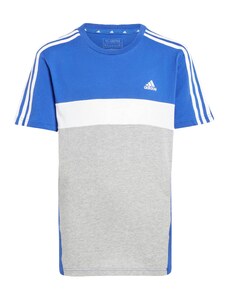 ADIDAS PERFORMANCE Sporta krekls 'Tiberio' zils / raibi pelēks / balts
