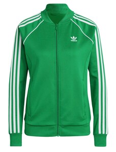 ADIDAS ORIGINALS Sportiska jaka 'Adicolor Classics' zaļš / balts