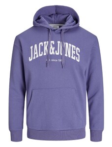 JACK & JONES Sportisks džemperis 'Josh' lillā / balts