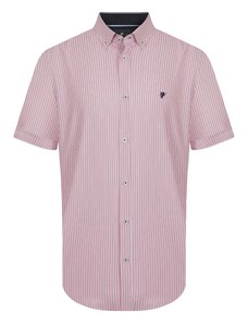 DENIM CULTURE Krekls 'AMERIGO' rozā / balts