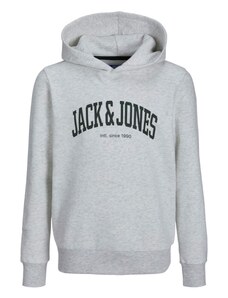 Jack & Jones Junior Sportisks džemperis 'JOSH' raibi pelēks / melns
