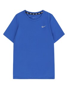 NIKE Sporta krekls 'MILER' karaliski zils / gaiši pelēks
