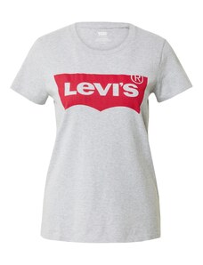 LEVI'S  T-Krekls 'The Perfect Tee' raibi pelēks / sarkans