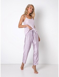 Aruelle viskozes pidžama ar garām biksēm "Livia Long Light Violet"