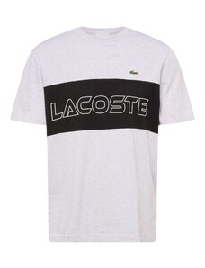 LACOSTE T-Krekls raibi pelēks / melns / balts