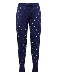 Polo Ralph Lauren Pidžamas bikses tumši zils / balts