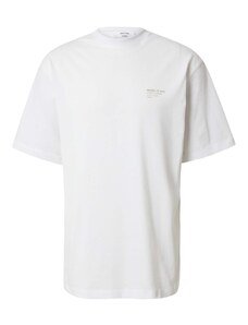 DAN FOX APPAREL T-Krekls 'Mirac' cementpelēks / gandrīz balts