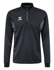 Hummel Sportiska tipa džemperis 'AUTHENTIC' pelēks / melns / balts