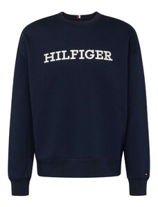 TOMMY HILFIGER Sportisks džemperis tumši zils / balts