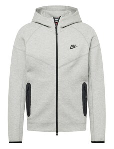 Nike Sportswear Sportiska jaka 'TCH FLC' raibi pelēks / melns