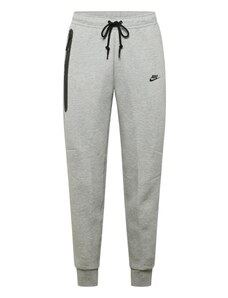 Nike Sportswear Bikses 'TECH FLEECE' raibi pelēks / melns