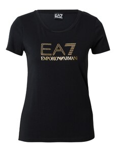 EA7 Emporio Armani T-Krekls zelts / melns
