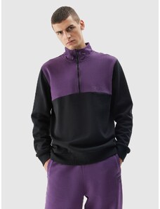 4F Vīriešu sporta džemperis bez kapuces - violets