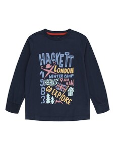 Hackett London T-Krekls tumši zils / debeszils / dzeltens / pasteļrozā