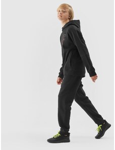 4F Jogger tipa zēnu sporta bikses - melnas