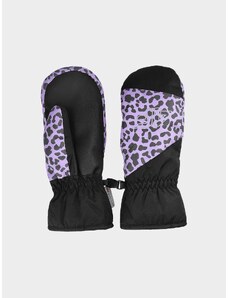 4F Meiteņu slēpošanas cimdi Thinsulate - violeti