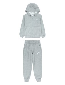 Nike Sportswear Treniņtērps 'Club Fleece' raibi pelēks / balts