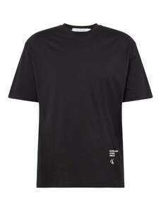 Calvin Klein Jeans T-Krekls tumši pelēks / melns / balts