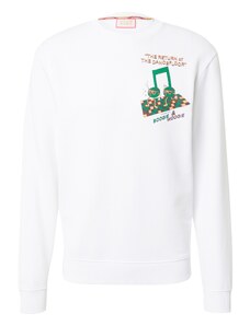 SCOTCH & SODA Sportisks džemperis tumši brūns / zaļš / aprikožu / balts