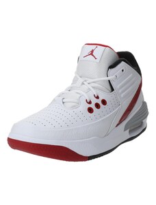 Jordan Augstie brīvā laika apavi 'Max Aura 5' akmens / tumši sarkans / melns / balts