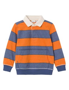 NAME IT Sportisks džemperis 'SCOTT' tumši zils / oranžs