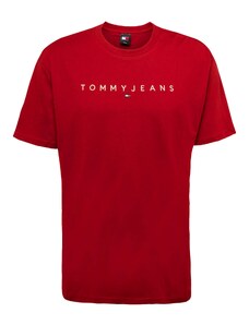 Tommy Jeans T-Krekls sarkans / balts