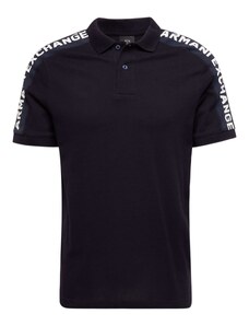ARMANI EXCHANGE T-Krekls tumši zils / baložzils / balts