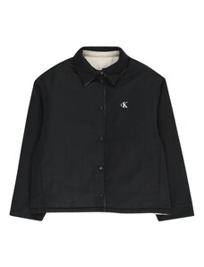 Calvin Klein Jeans Starpsezonu jaka pelēks / melns / balts