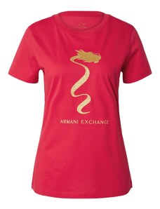 ARMANI EXCHANGE T-Krekls zelts / sarkans