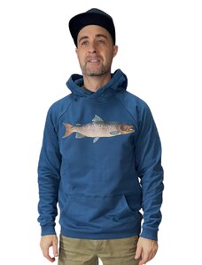 Salmon Hoodie Outfish Blue