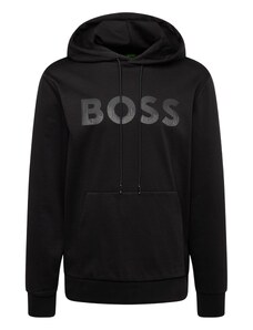 BOSS Sportisks džemperis 'Soody Mirror' antracīta / melns