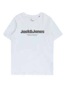 Jack & Jones Junior T-Krekls 'LAKEWOOD' bēšs / melns / balts