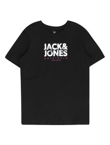 Jack & Jones Junior T-Krekls 'BOOSTER' rozā / melns / balts