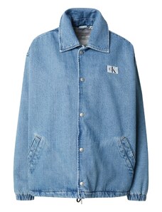 Calvin Klein Jeans Starpsezonu jaka zils džinss / pelēks / melns / balts
