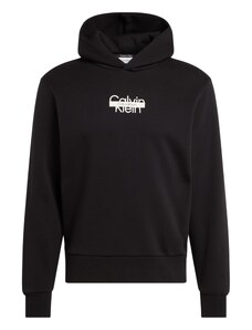 Calvin Klein Sportisks džemperis melns / balts