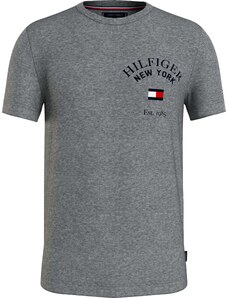 TOMMY HILFIGER T-Krekls 'Varsity' tumši zils / tumši pelēks / sarkans / balts
