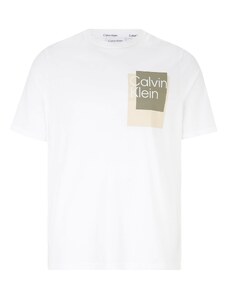 Calvin Klein Big & Tall T-Krekls bēšs / haki / balts