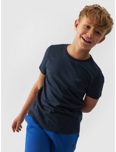 4F Zēnu t-krekls gluds - tumši zils