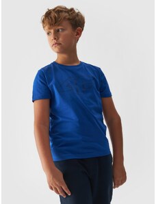 4F Zēnu t-krekls ar apdruku - kobalta