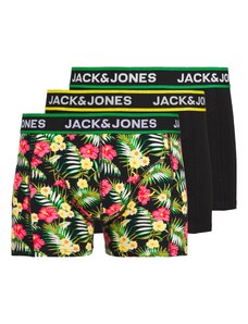JACK & JONES Bokseršorti zaļš / rozā / melns / balts